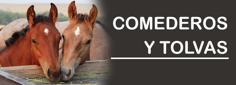 Comederos para caballos y tolvas automaticas para caballos